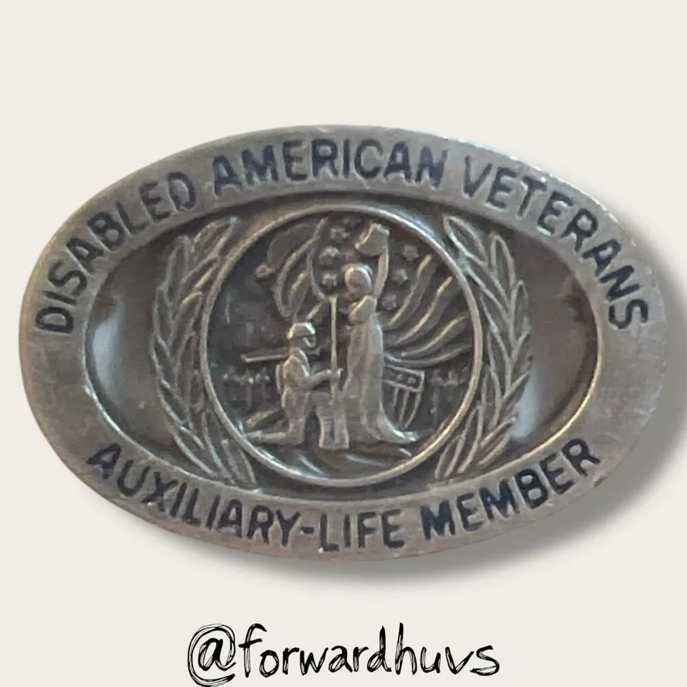 Disabled American Veterans Auxiliary Life Member Pin – NOS